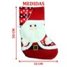 Bota Meia Enfeite Decoração Decoração Natal Papai Noel em Feltro 50cm - 2