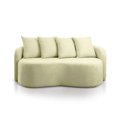 Sofá Orgânico Paraty 185 Boucle Marfim 511