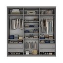 Ver imagem 4 de Guarda-Roupa Casal MDF BP 3 Portas 4 Gavetas Liege Urbi