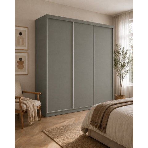 Guarda-Roupa Casal MDF BP 3 Portas 4 Gavetas Liege Urbi