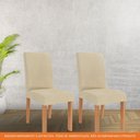 Ver imagem 5 de Cadeira para Mesa de Jantar Jogo de 2 Cadeiras Mdf Maia Cimol Cinamomo/gengibre