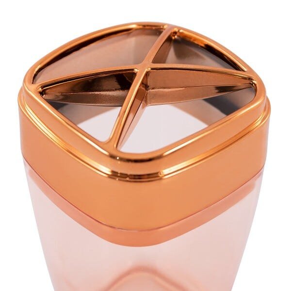 Porta Escova Creme Dental Cobre Rosé Gold Fosco