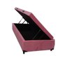 Cama Box Baú Solteiro Suede:rosê - 4