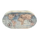 Ver imagem 2 de Porta Canetas Organizador Mapa Mundi Vintage - Wp Connect