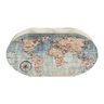 Porta Canetas Organizador Mapa Mundi Vintage - Wp Connect - 2