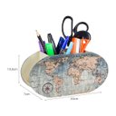 Ver imagem 4 de Porta Canetas Organizador Mapa Mundi Vintage - Wp Connect