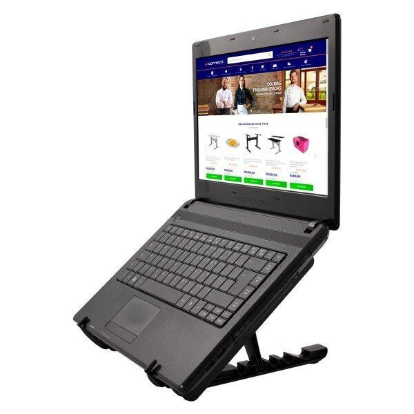 Suporte para Notebook 5 Níveis Preto - Wp Connect - 4