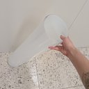 Ver imagem 4 de Vaso Decorativo Enfeite Casa Vidro 80x15x15cm Branco