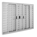 Ver imagem 2 de Veneziana de Alumínio Branco 1,20 (a) X 2,00 (l) com Grade 6fls. Linha Modular