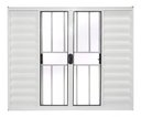 Ver imagem 1 de Veneziana de Alumínio Branco 1,20 (a) X 2,00 (l) com Grade 6fls. Linha Modular