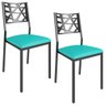 Kit 2 Cadeiras em Aço com Pintura Epóxi Eliza Móveis Muller - 1