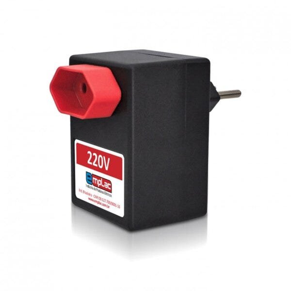 Autotransformador 60va De Parede 110v Ou 220v Escolha Voltagem:ENTRA 110 SAI 220V