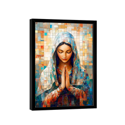 Quadro Decorativo Virgem Maria em Grid Arte Variação - 3