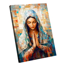 Quadro Decorativo Virgem Maria em Grid Arte Variação - 6