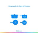 Ver imagem 5 de Jogo de Panelas Wok Rochedo Tampa de Vidro 2,4mm 4 Peças