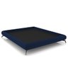 Cama Queen Base Box 158x198cm Pés de Ferro Cold P02 Veludo Azul - Mpozenato - 1