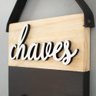 Porta-Chaves Em Pinus Preto Chaves 17Cm - 5
