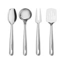 Ver imagem 1 de Jogo de Utensílios 4 Peças Tramontina Extrata 66815710 Inox Inox 66815710