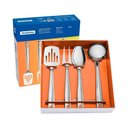 Ver imagem 2 de Jogo de Utensílios 4 Peças Tramontina Extrata 66815710 Inox Inox 66815710
