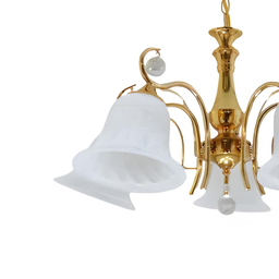 Lustre Ellen Dourado com 5 Braços 60x35 Adn - 4