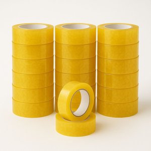 Kit 20 Fitas Adesiva Larga Durex Transparente 250m Embalagem Fechamento Caixa Uso Geral Resistente