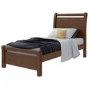 Ver imagem 2 de Cama de Solteiro Reali Imbuia Clean - Móveis Lopas
