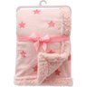 Manta Cobertor Bebê Dupla Face Estrelado Rosa Buba - 2