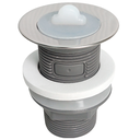 Ver imagem 1 de Valvula de Escoamento 1 1/4" Inox + Plastico Tampa Silicone