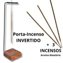 Ver imagem 4 de Incensário Invertido em Madeira Cumaru Dourado Fumaça Invertida Fadinha Verde