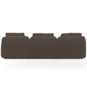 Ver mais imagens de Sofá 4 Lugares com Chaise Direito Sala Living 288cm Arlo F04 Veludo Marrom Tc-12018- Lyam Decor