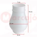 Ver imagem 2 de Cúpula Vidro Manga Tupã - Modelo Lampião Fosco