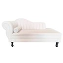 Ver imagem 3 de Recamier Decorativo Divã Amsterdã 147cm Lado Direito Bouclé Marfim