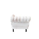 Ver imagem 7 de Recamier Decorativo Divã Amsterdã 147cm Lado Direito Bouclé Marfim