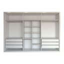 Ver imagem 5 de Guarda-roupa Casal Saint 6 Portas 6 Gavetas com Espelho Branco - Panorama Móveis