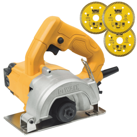 Serra Mármore 1400 Watts 12.200RPM com 3 Discos 220V- DW862WA - Dewalt Serra Mármore 1400 Watts 1300
