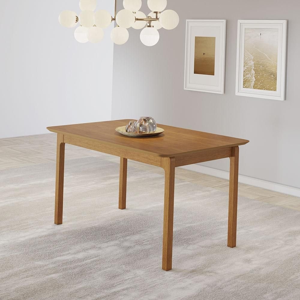 Mesa de Jantar Retangular Cativa Jcm Cinamomo 1,20 M | MadeiraMadeira