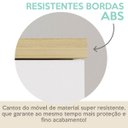 Ver imagem 7 de Armário para Escritório 2 Portas 3 Prateleiras Loke Olmo/Branco