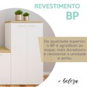 Ver imagem 6 de Armário para Escritório 2 Portas 3 Prateleiras Loke Olmo/Branco