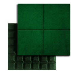 Piso de Borracha Olympic Play 40mm - 1,00x1,00m - Verde - 1