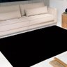 Tapete Luxo Pelo Super Macio Casen Preto 100x140cm - 2