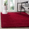 Tapete para Sala e Quarto Peludo Luxo Casen 100x140cm Vermelho Nobre - 1