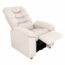 Ver imagem 7 de Poltrona Marfim Reclinável Boucle Off White - Sallar Home