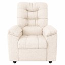 Ver imagem 5 de Poltrona Marfim Reclinável Boucle Off White - Sallar Home