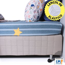 Jogo de Cama Solteiro Lençol Infantil 3 Peças Estampado BF Colchões - 5