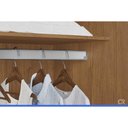 Ver imagem 7 de Guarda Roupa Casal 5 Portas Bari Cinamomo/Of White Conquista