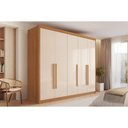 Ver imagem 1 de Guarda Roupa Casal 5 Portas Bari Cinamomo/Of White Conquista