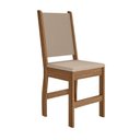 Ver imagem 2 de Kit 4 Cadeiras de Jantar Clara MDF Courino Bege Pallazio
