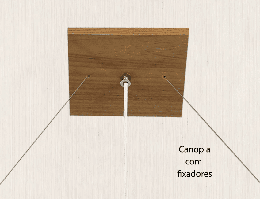 Pendente Madeira Retângular T8 124x13xh130cm - 2 Luzes G12 - Freijó - 5