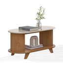 Ver imagem 7 de Mesa de Centro Ripado para Sala de Estar Vivaldi