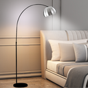 Ver mais imagens de Luminária Piso Chão 190cm Base Mármore Ajustável Arco Coluna Pedestal Gimpo Pf-06-bbs